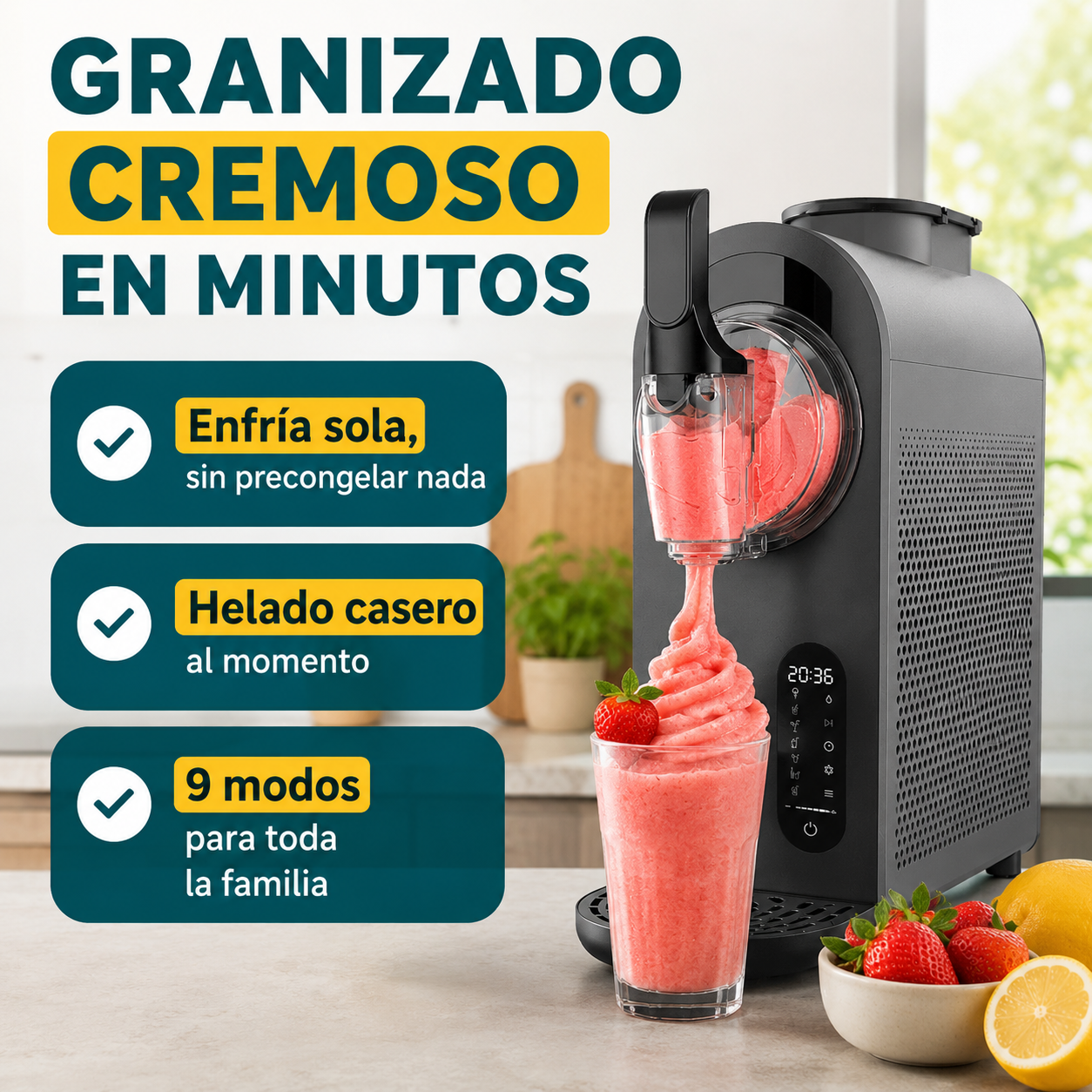 Twist&Ice Cream – Tu heladería y chiringuito en la encimera de casa