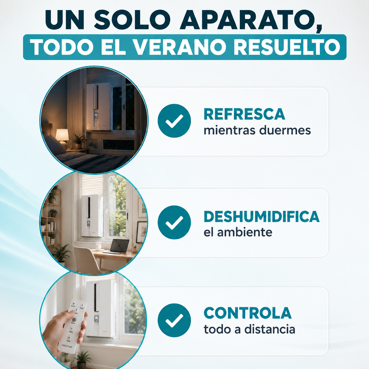 Cecotec WindowClima 9000 Inverter – Duerme fresco sin obras ni técnicos