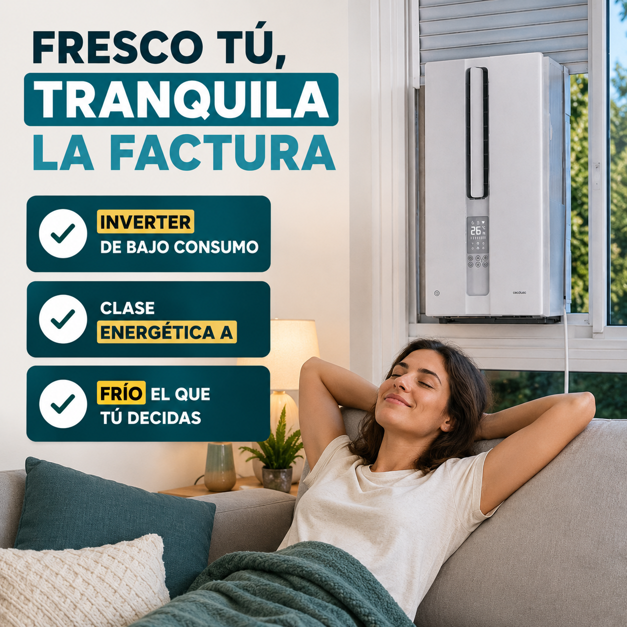 Fresco tú, pero sin que llegue la factura y te dé el infarto
