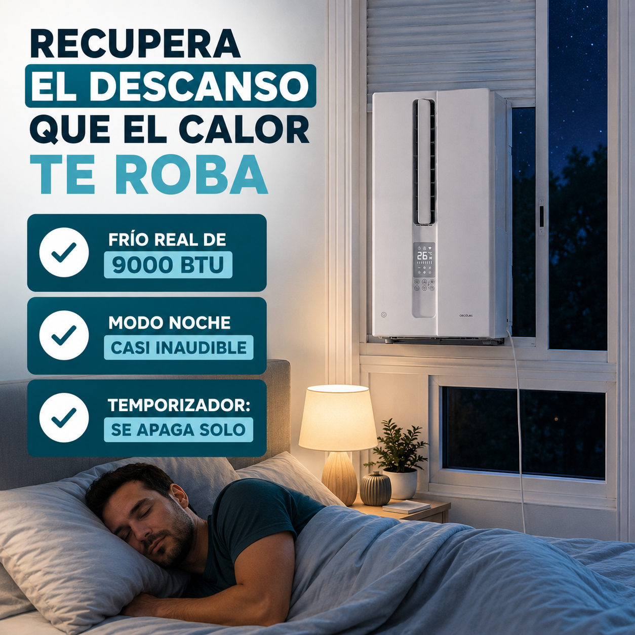 Otra noche sin pegar ojo por el calor