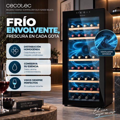 GrandSommelier Duo 52000 – La Bodega Premium para tu Hogar