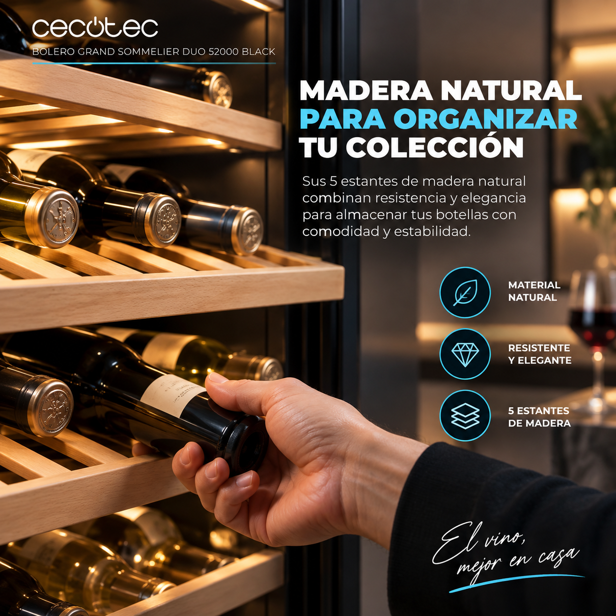 GrandSommelier Duo 52000 – La Bodega Premium para tu Hogar
