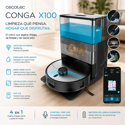 Conga X100 – Tu Casa Limpia. Sin que Tú Hagas Nada