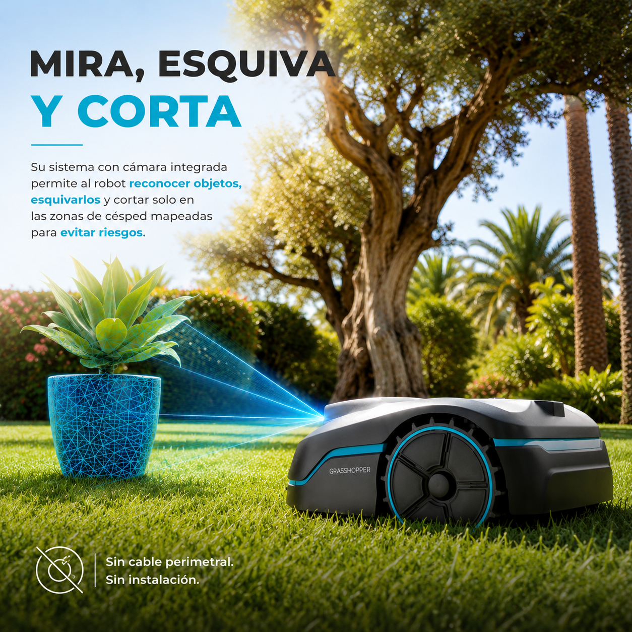 Inteligente con los obstáculos, cuidadoso con tus mascotas