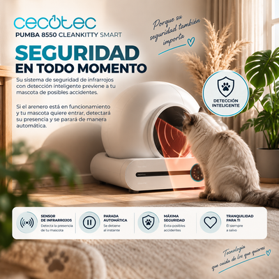 Pumba 8550 CleanKitty Smart | El Arenero que se Limpia Solo