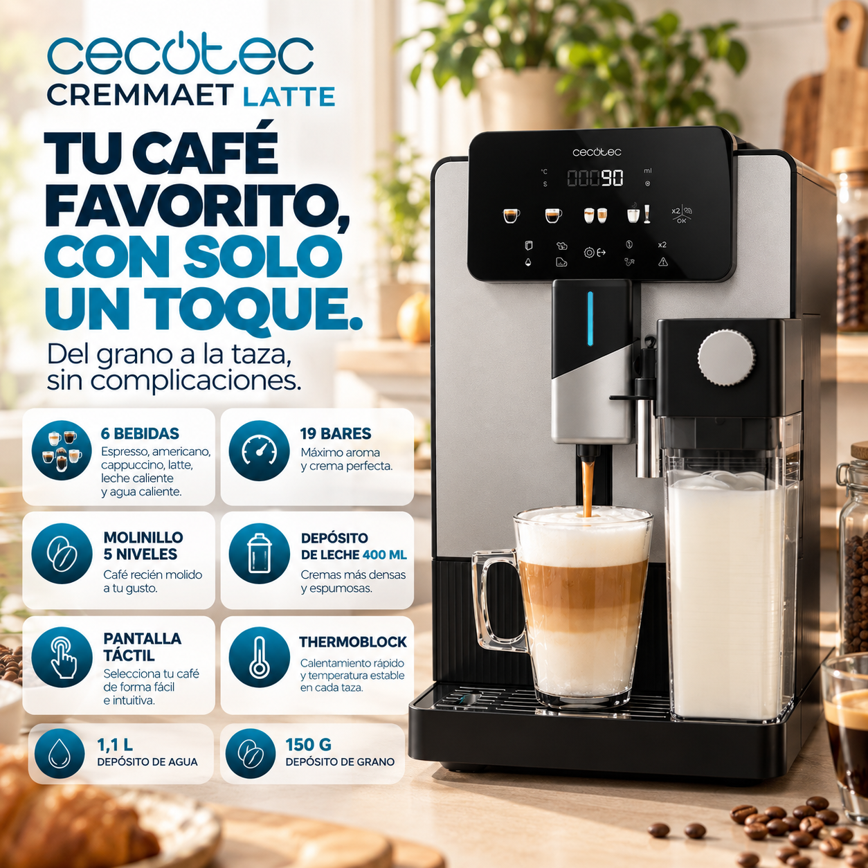 Cremmaet Latte – Tu Cafetería Favorita en Casa