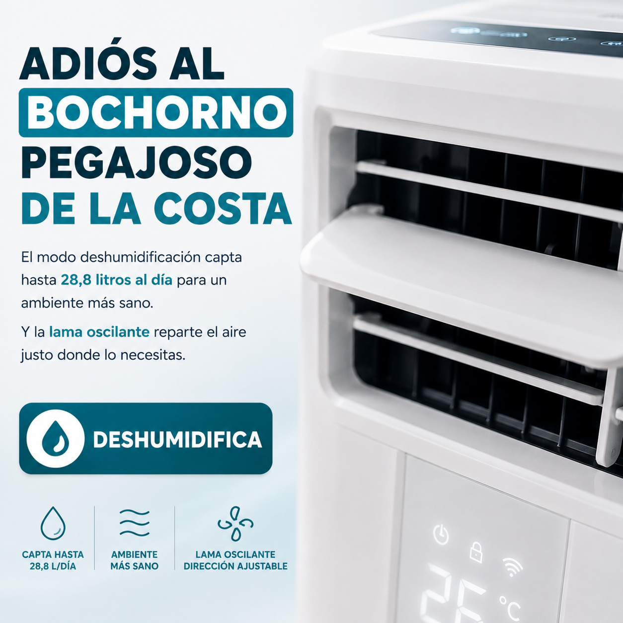 En la costa no es solo calor: es ese bochorno pegajoso